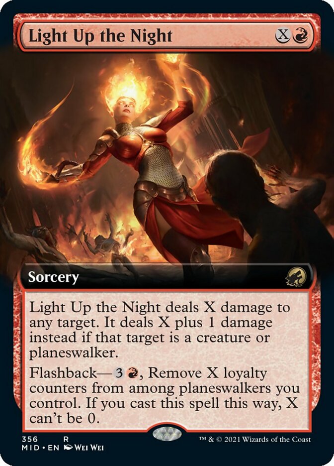 Light Up the Night (Extended Art) (MID-356) - Innistrad: Midnight Hunt: (Extended Art)