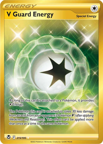 V Guard Energy (Secret) 215/195 - SWSH12 Silver Tempest Holofoil