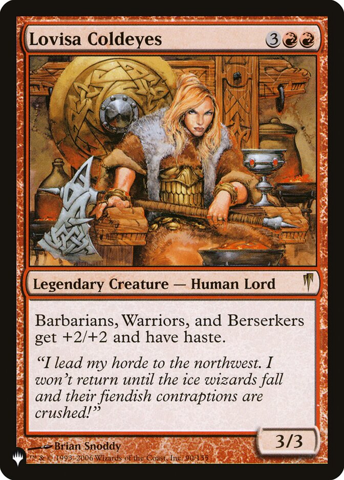Lovisa Coldeyes (LIST-90/155) - The List