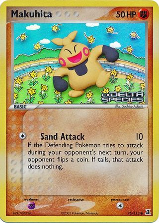 Makuhita 75/113 - Delta Species Reverse Holofoil