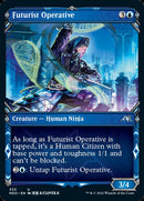 Futurist Operative (Showcase) (NEO-333) - Kamigawa: Neon Dynasty: (Showcase)