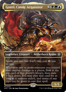 Gonti, Canny Acquisitor (Borderless) (OTC-001) - Outlaws of Thunder Junction Commander: (Full Art) (Borderless)