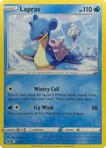Lapras - 6/15 6 - McDonalds Promos 2022