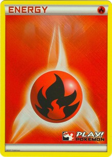 Fire Energy (2011 Play! Pokemon) - League & Championship Cards Holofoil
