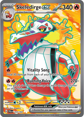 Skeledirge ex - 233/193 233 - SV02 Paldea Evolved Holofoil