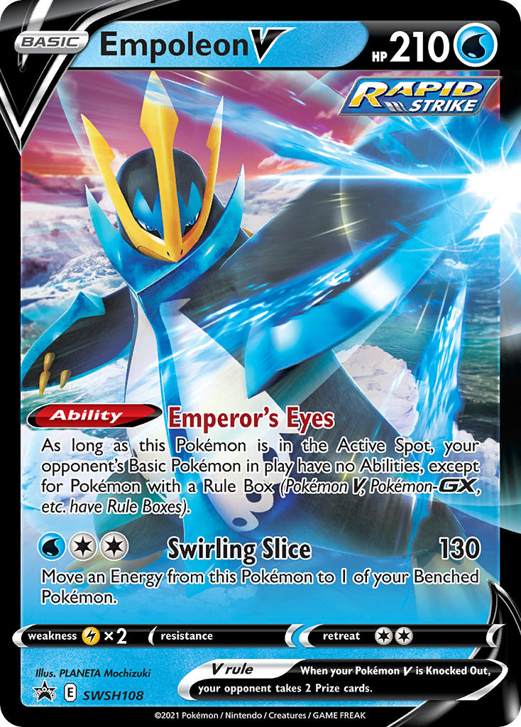 Empoleon V - SWSH108 SWSH108/307 - SWSH Sword & Shield Promo Cards Holofoil