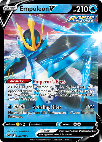 Empoleon V - SWSH108 SWSH108/307 - SWSH Sword & Shield Promo Cards Holofoil