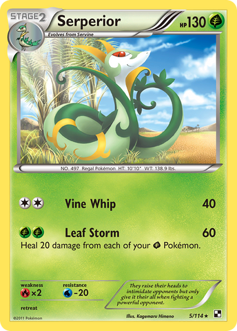Serperior - 5/114 (Green Tornado Theme Deck Exclusive) - Deck Exclusives
