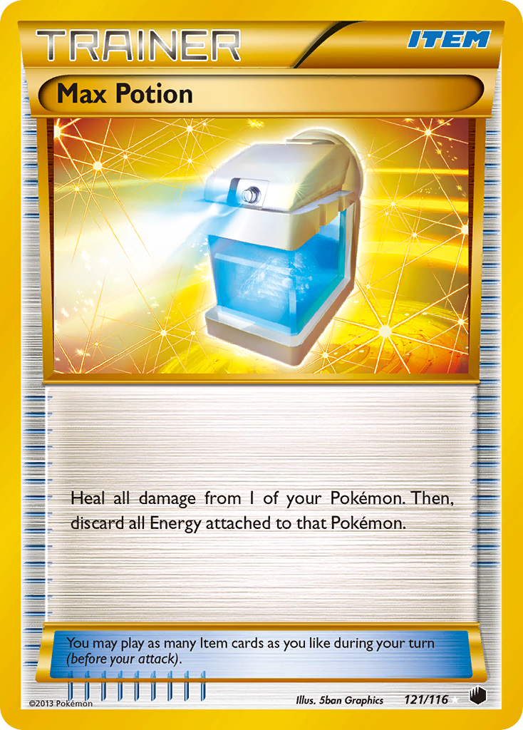 Max Potion (121 Secret Rare)/116 - Plasma Freeze Holofoil
