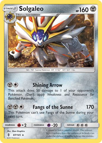Solgaleo 87/145 - SM  Guardians Rising