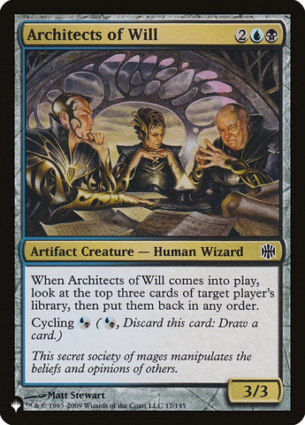 Architects of Will (LIST-17/145) - The List