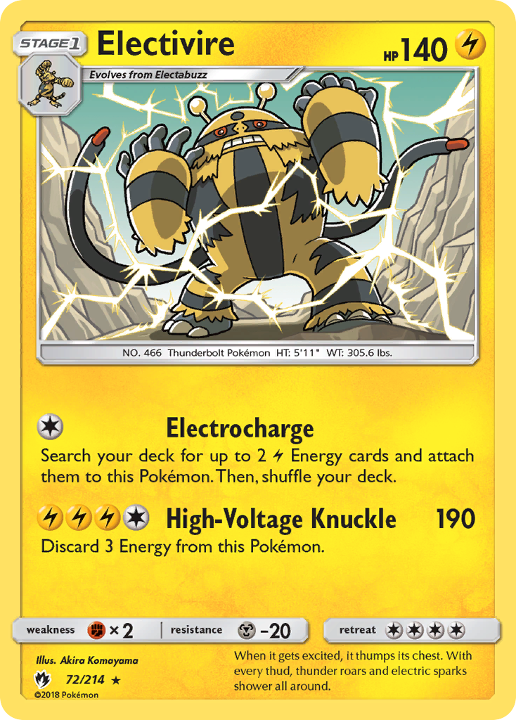 Electivire/214 - SM  Lost Thunder