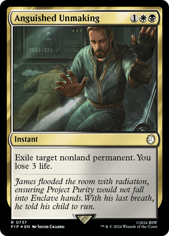 Anguished Unmaking (Surge Foil) (PIP-737) - Fallout Foil