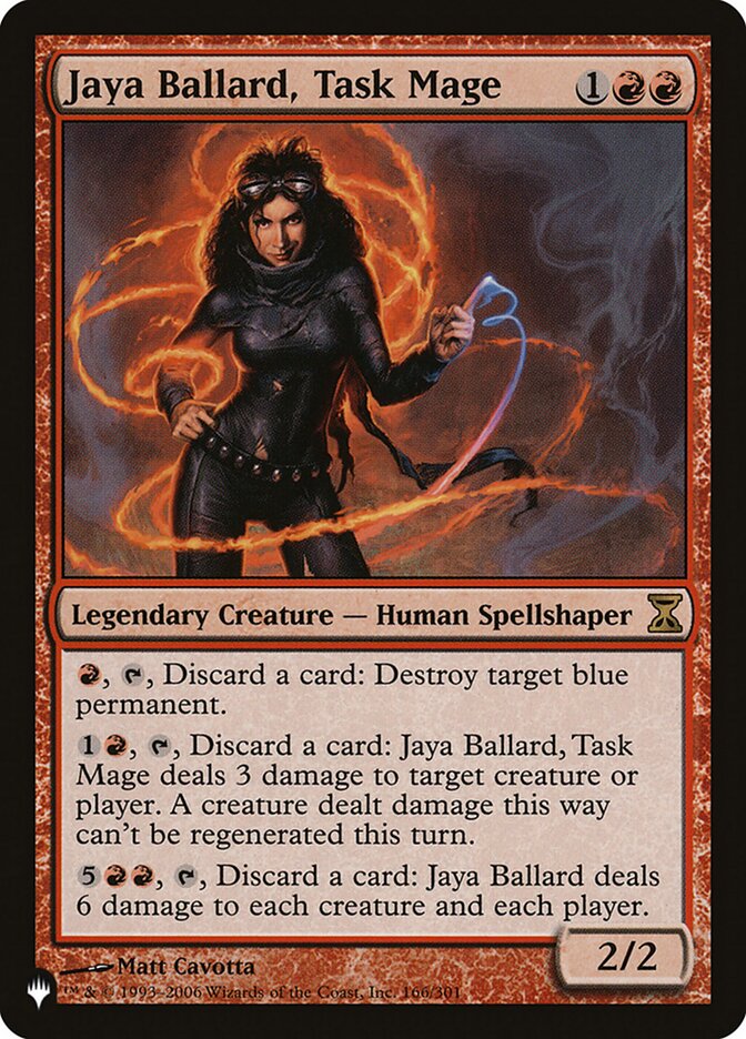 Jaya Ballard, Task Mage (LIST-166/301) - The List