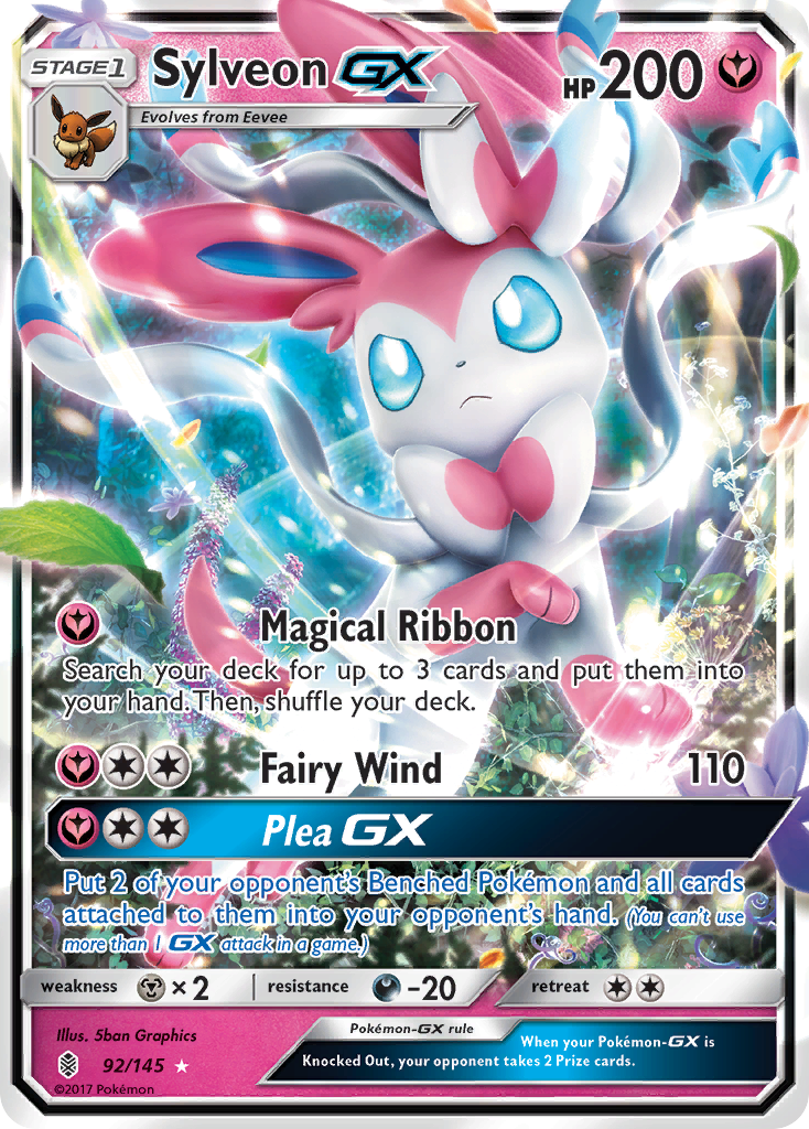 Sylveon GX 92/145 - SM  Guardians Rising Holofoil