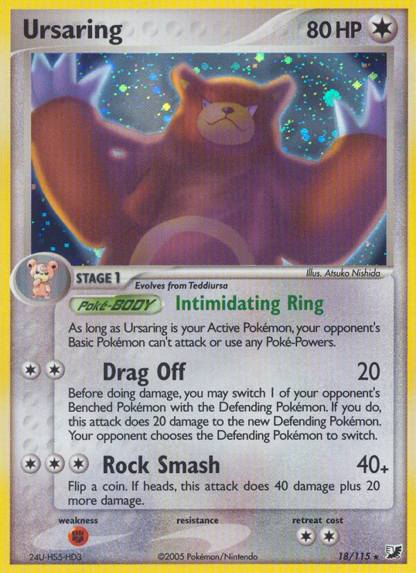 Ursaring/115 - Unseen Forces Holofoil