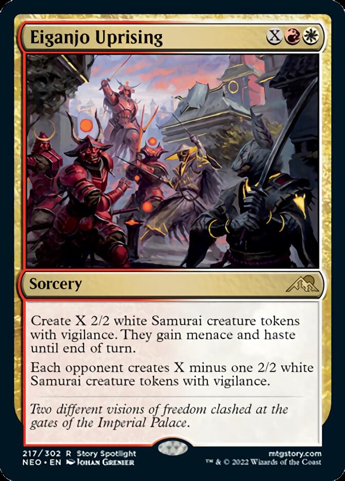 Eiganjo Uprising (NEO-217) - Kamigawa: Neon Dynasty