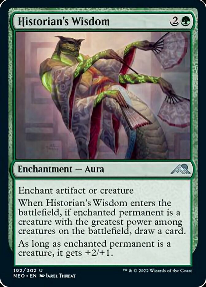 Historian's Wisdom (NEO-192) - Kamigawa: Neon Dynasty