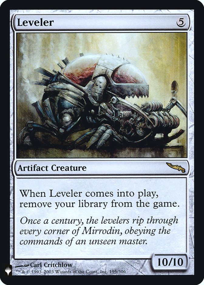 Leveler (LIST-195) - The List Foil