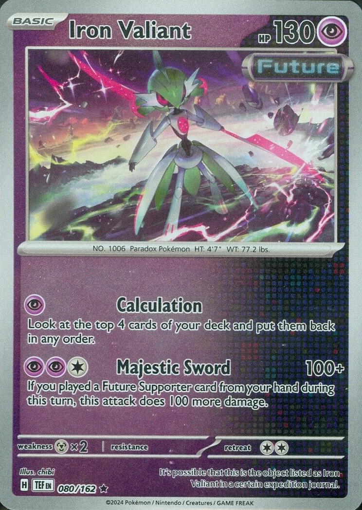Iron Valiant - 080/162 80 - SV05 Temporal Forces Holofoil