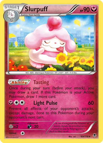 Slurpuff 69/119 - XY  Phantom Forces Holofoil