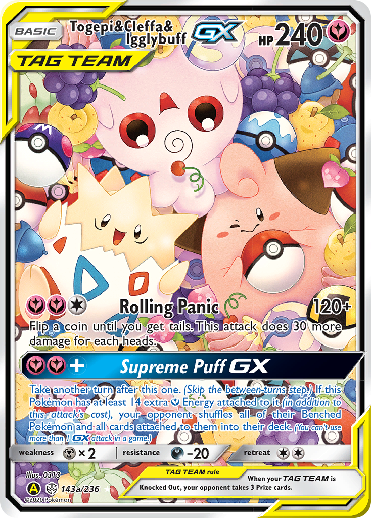 Togepi & Cleffa & Igglybuff GX - 143a/236 143a/236 - Alternate Art Promos Holofoil