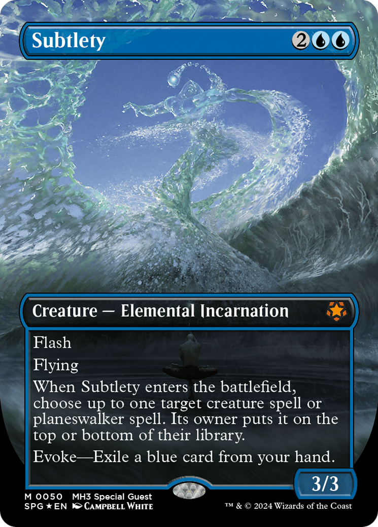 Subtlety (Borderless) (Textured Foil) - Special Guests Foil