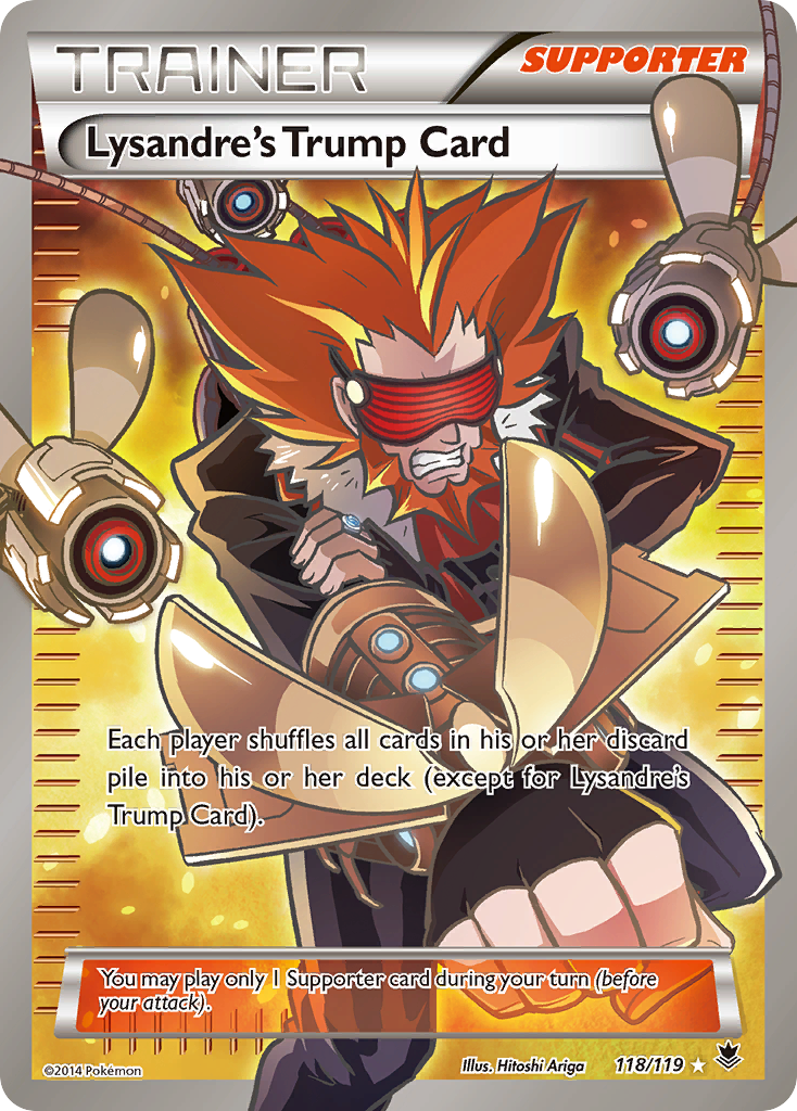 Lysandre's Trump Card (118 Full Art) 118/119 - XY  Phantom Forces Holofoil