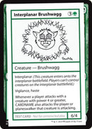 Interplanar Brushwagg (No PW Symbol) (CMB1-) - Mystery Booster Playtest Cards 2021