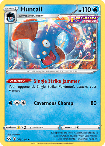 Huntail 66/264 - SWSH08 Fusion Strike