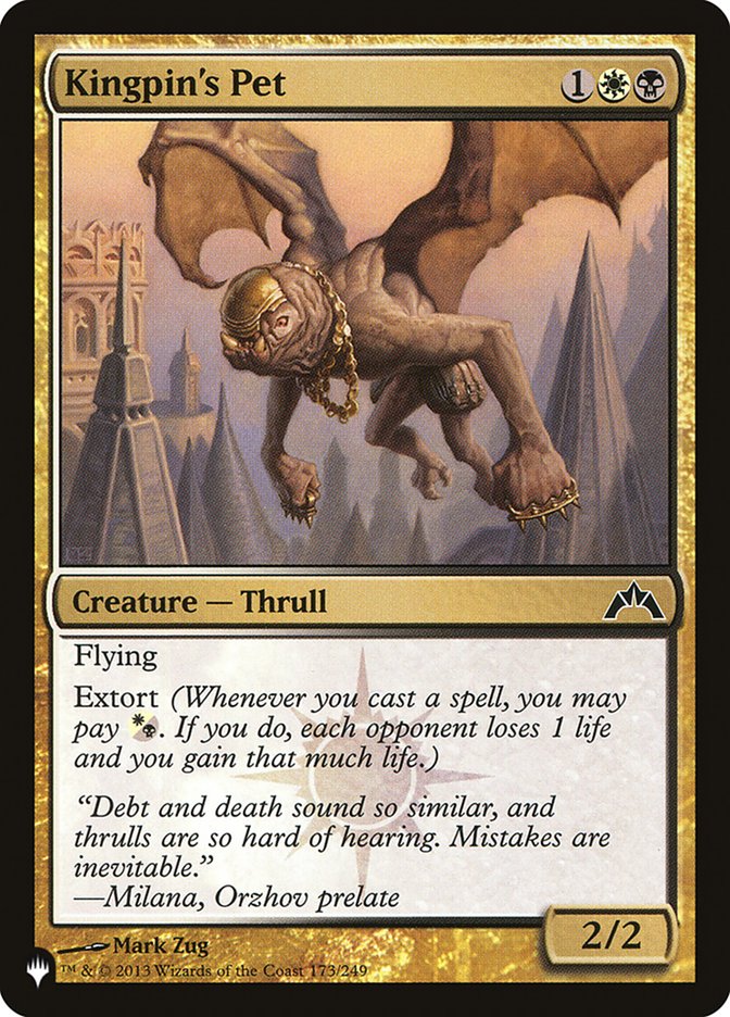 Kingpin's Pet (LIST-173/249) - The List