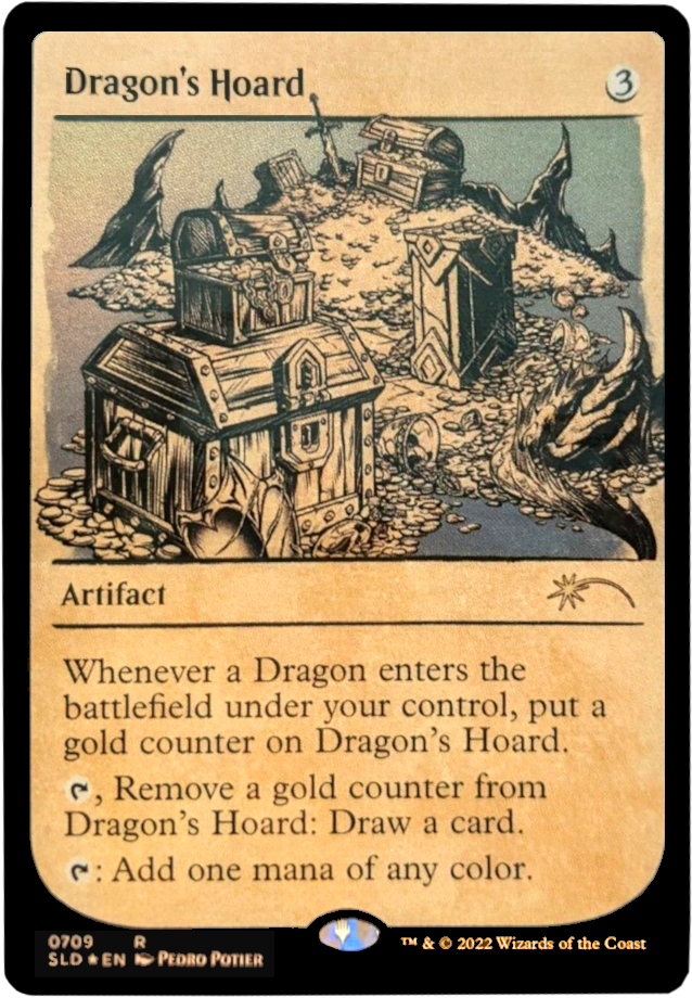 Dragon's Hoard (Showcase) (SLD-709) - Secret Lair Drop: (Showcase) Foil