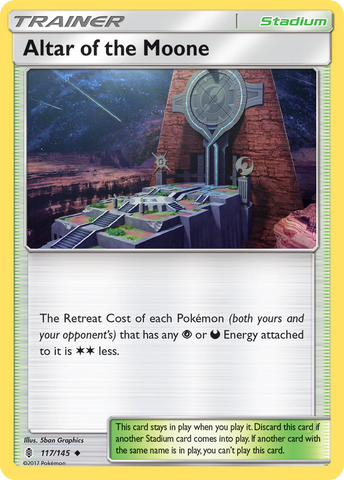 Altar of the Moone 117/145 - SM  Guardians Rising