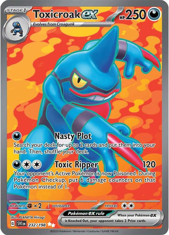 Toxicroak ex - 232/198 232 - SV01 Scarlet & Violet Base Set Holofoil