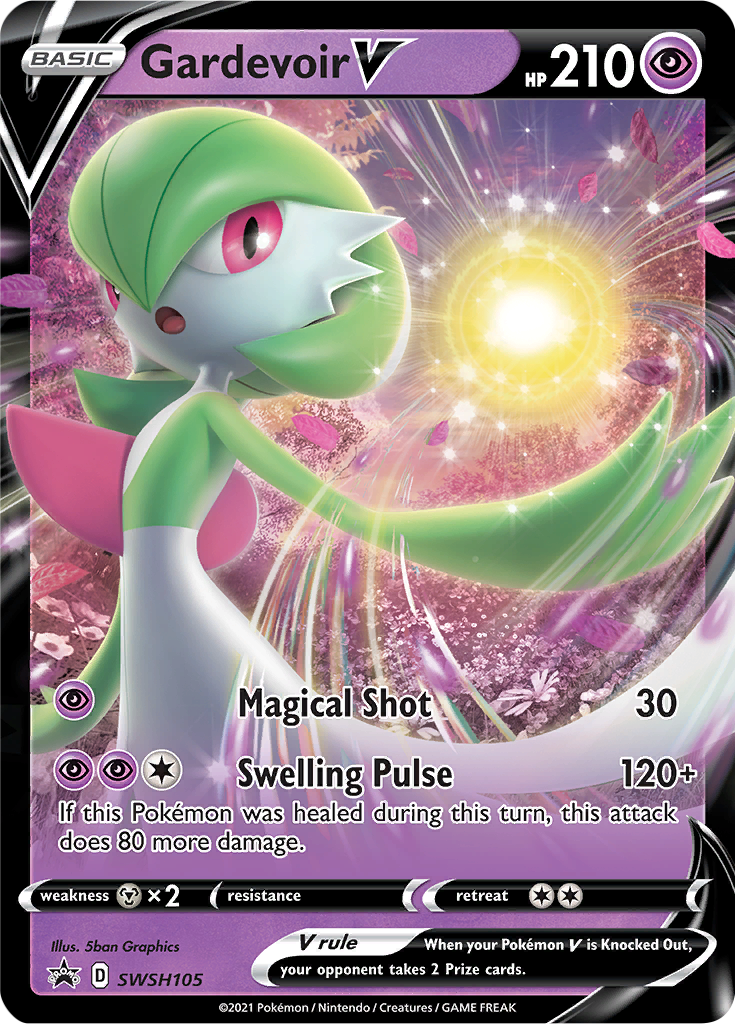 Gardevoir V - SWSH105 SWSH105/307 - SWSH Sword & Shield Promo Cards Holofoil
