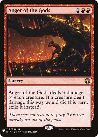 Anger of the Gods (LIST-116) - The List
