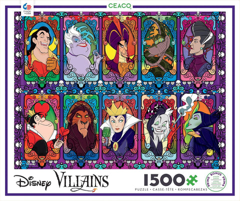 Disney 1500Pc Puzzle Villains