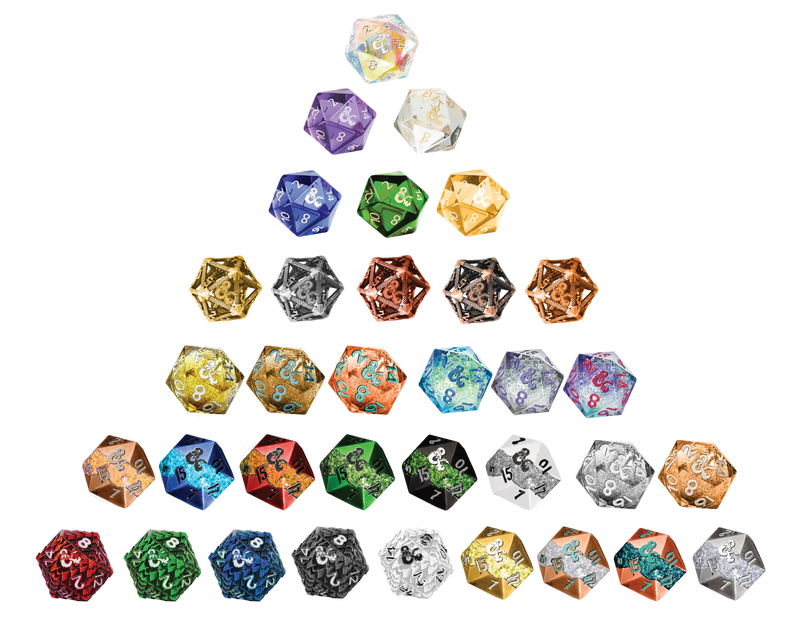 D&D Fizban's Fortune Dragon D20s