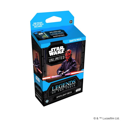 Star Wars Unlimited Legends of the Force Spotlight Deck Darth Maul
