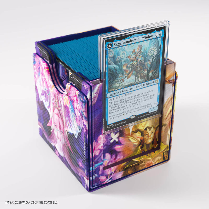 Gamegenic Sidekick Pro 100+ XL Deck Box Lorwyn Eclipsed Morcants Loyalist/Dawnhand Eulogist