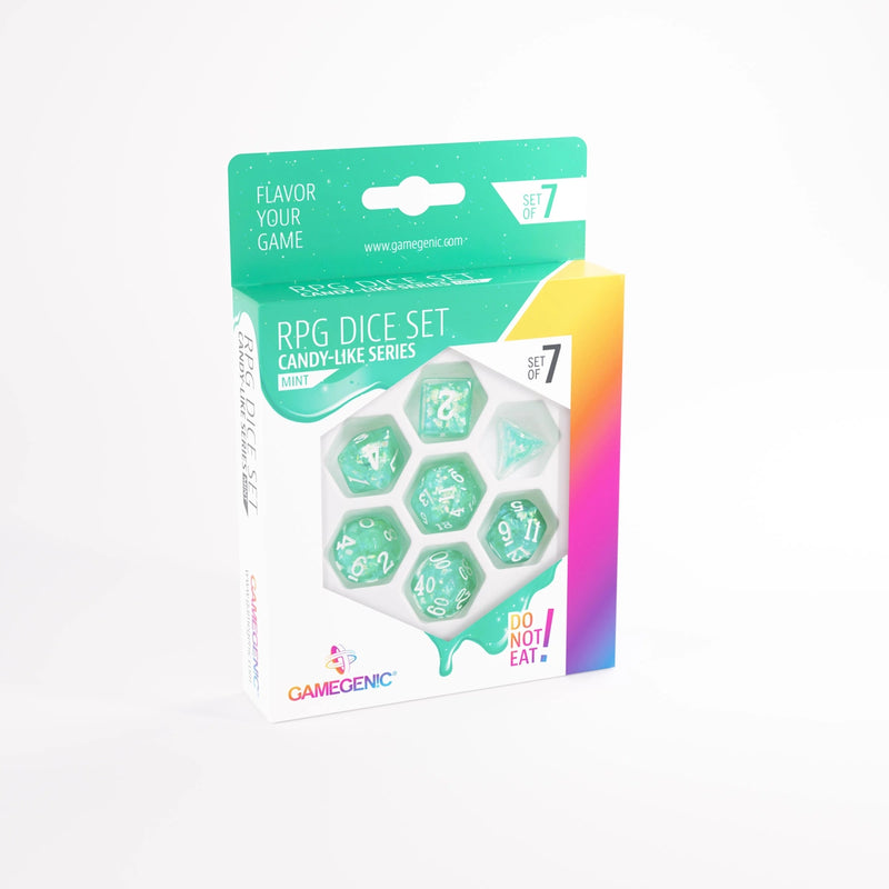 Gamegenic Candy Like Series Mint Polyhedral 7-Die Set