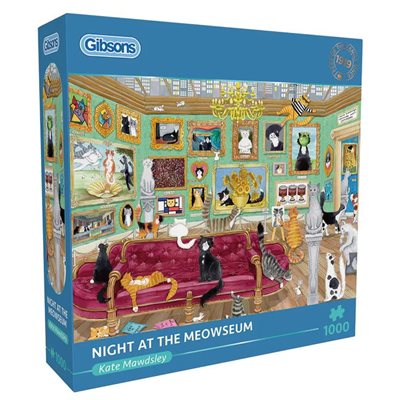 Night at The Meowseum 1000Pc Puzzle