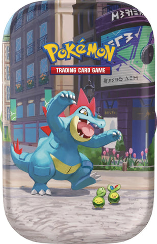Lumiose City Mini Tin Feraligatr & Budew