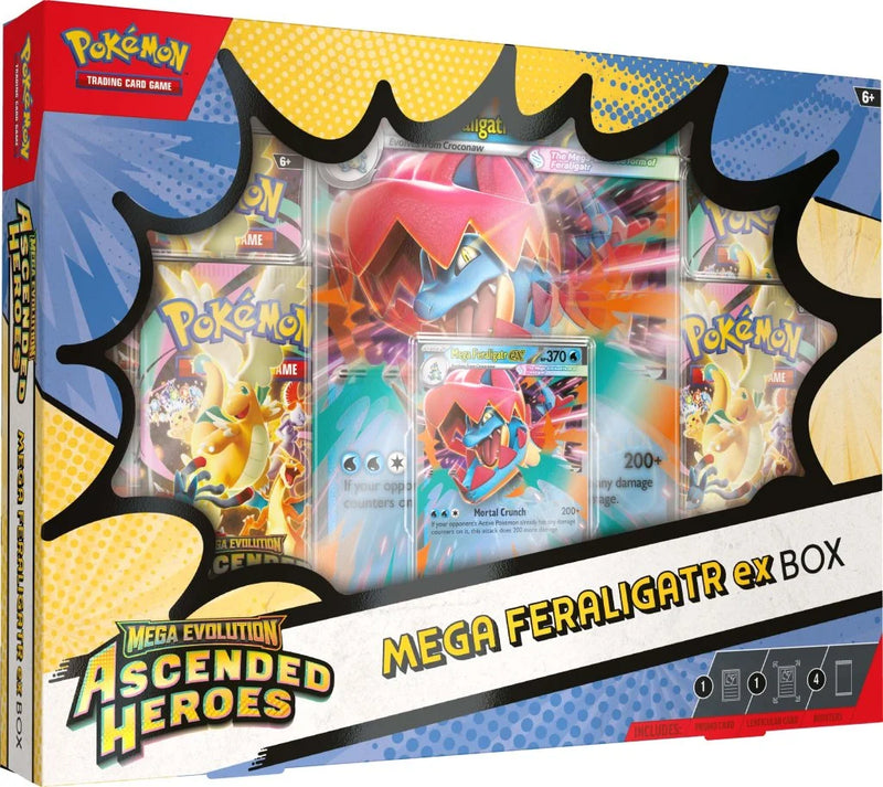 [Pre-Order] Mega Evolution Ascended Heroes Mega Feraligatr ex Box