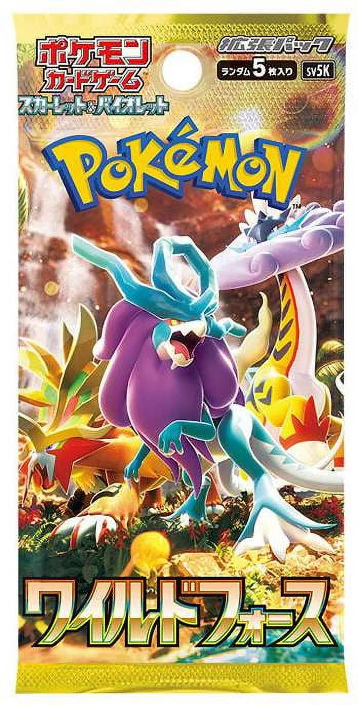 Scarlet & Violet Wild Force sv5K Japanese Booster Pack