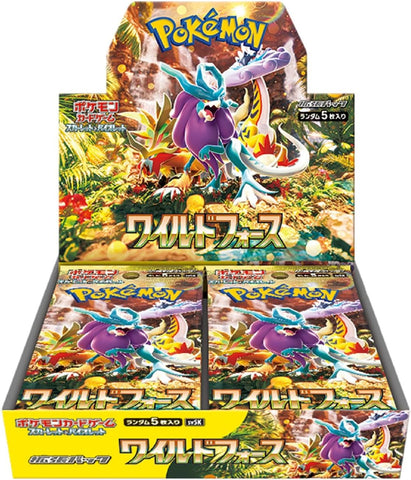 Scarlet & Violet Wild Force sv5K Japanese Booster Box
