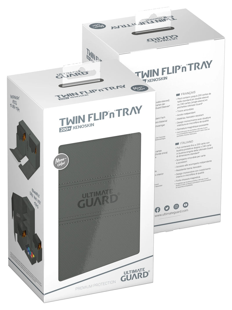 Twin Flip'n'Tray 200+ Monocolor Grey