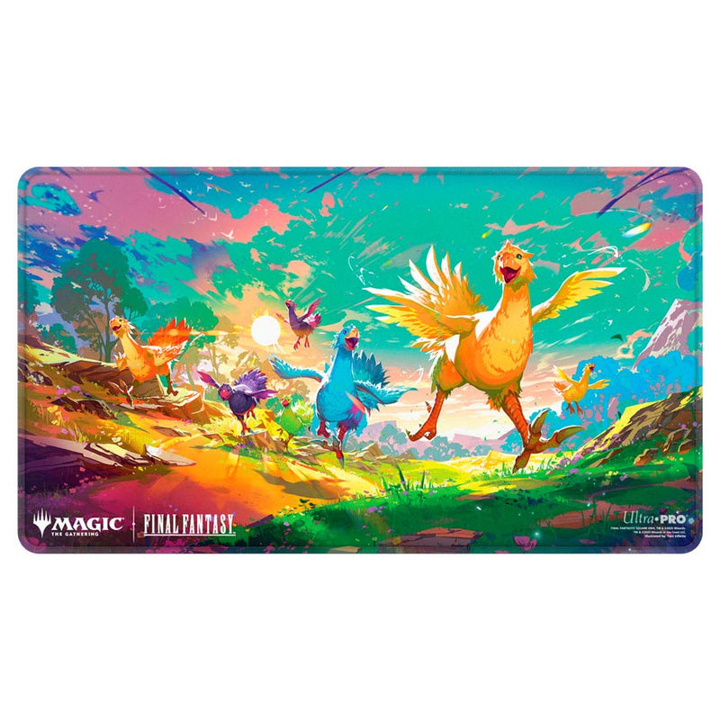 Final Fantasy Chocobo Holiday Bundle Key Art Holofoil Playmat