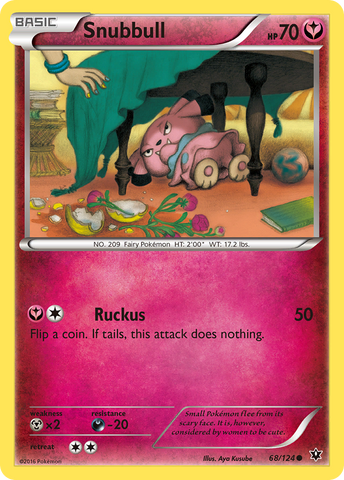 Snubbull 68/124 - XY  Fates Collide