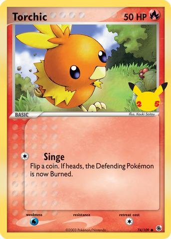 Torchic 74 - First Partner Pack